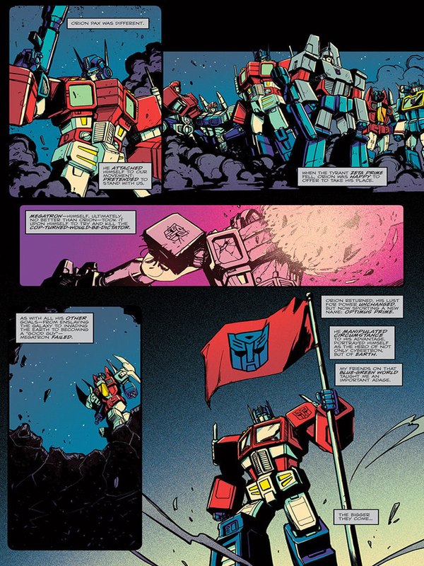 Preview Optimus Prime 19 Transformers Comic Book  (4 of 4)